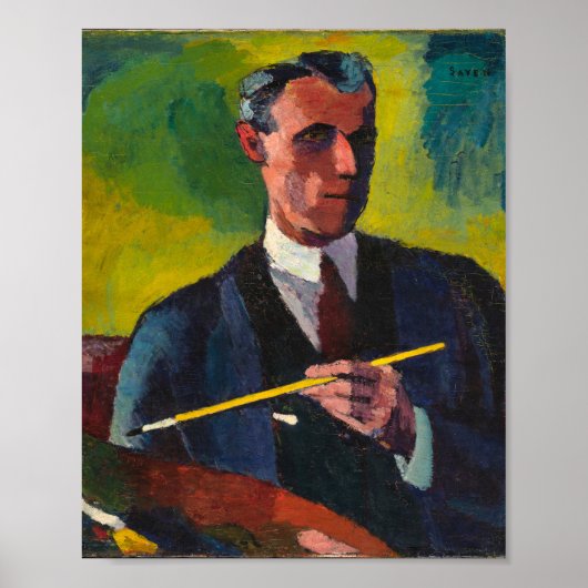 Poster Autoportrait | Henry Lyman Saÿen (Devant)