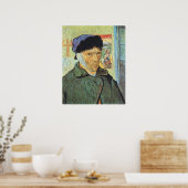 Poster Autoportrait, oreille bandée de Vincent van Gogh (Cuisine)