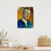 Poster Autoportrait (par Magnus Enckell) (Cuisine)