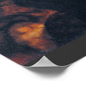 Poster Autoportrait, Par Rembrandt (Meilleure Qualité) (Coin)