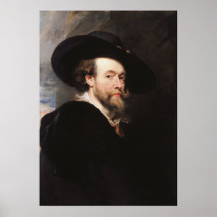Poster Autoportrait par Sir Peter Paul Rubens