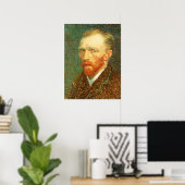 Poster Autoportrait par Vincent van Gogh (Bureau à domicile)