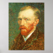 Poster Autoportrait par Vincent van Gogh (Devant)