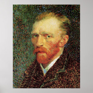 Poster Autoportrait par Vincent van Gogh