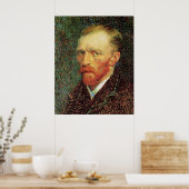 Poster Autoportrait par Vincent van Gogh (Cuisine)