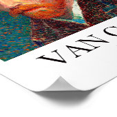 Poster Autoportrait par Vincent van Gogh (Coin)