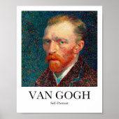 Poster Autoportrait par Vincent van Gogh (Devant)