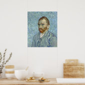 Poster Autoportrait par Vincent van Gogh (Cuisine)