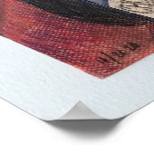 Poster "Autoportrait pendant une pandémie", par Barbara D (Coin)