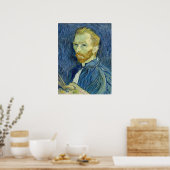Poster Autoportrait | Vincent van Gogh (Cuisine)