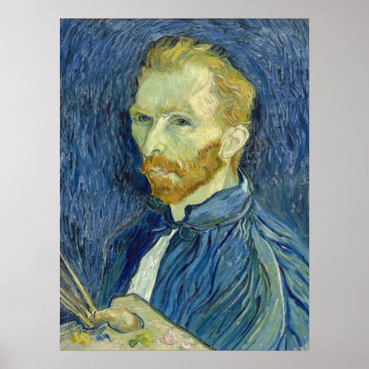 Poster Autoportrait | Vincent van Gogh (Devant)