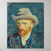 Poster Autoportrait | Vincent van Gogh (Devant)