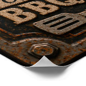 Poster Autorisé à griller (Coin)