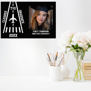Poster Autorisé à obtenir un diplôme Photo personnalisée