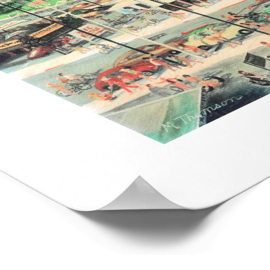 Poster Autoriser Playa del Rey - 2014 Frontière complète (Coin)