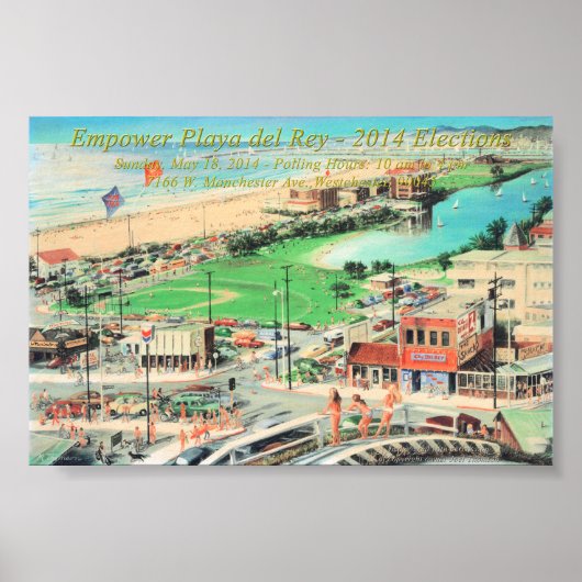 Poster Autoriser Playa del Rey - 2014 Pas de frontière (Devant)