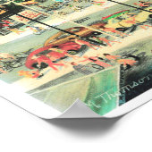 Poster Autoriser Playa del Rey - Frontière de 2014 ¼ pouc (Coin)