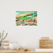 Poster Autoriser Playa del Rey - Frontière de 2014 ¼ pouc (Cuisine)