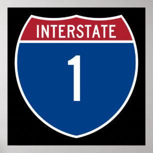 Poster Autoroute 1