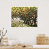 Poster Autoroute d'automne (Cuisine)