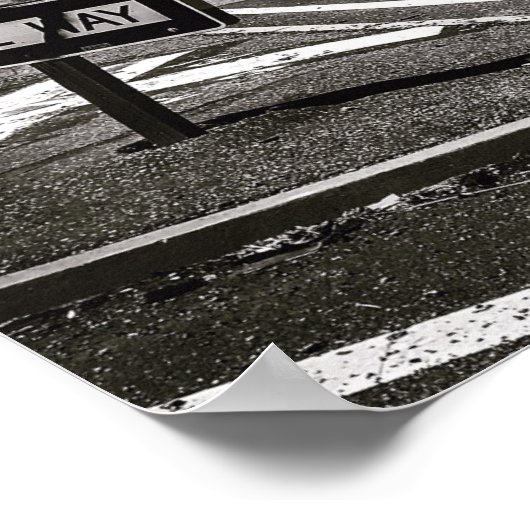 Poster Autoroute Désolée (Coin)