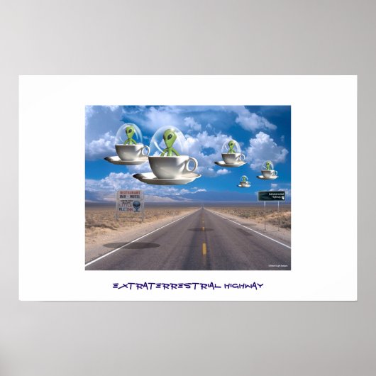 Poster Autoroute Extraterrestre (Devant)
