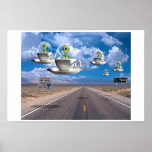Poster Autoroute Extraterrestre