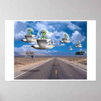 Poster Autoroute Extraterrestre