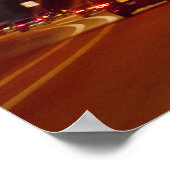Poster Autoroute la Nuit (Coin)