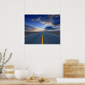 Poster Autoroute le dimanche (Cuisine)