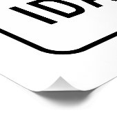 Poster Autoroute Nationale 33 De L'Idaho (Coin)