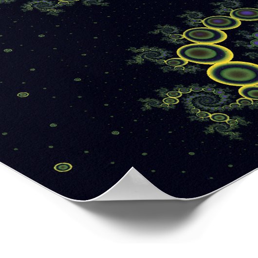 Poster Autoroute universelle fractale (Coin)