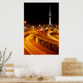 Poster Autoroute vers Auckland (Cuisine)