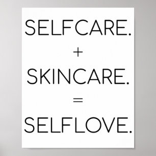 Poster Autosoin Soins de la peau Selflove Peau Lover Sk
