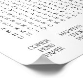 Poster Autour de l'affiche de recherche Office Word (Coin)