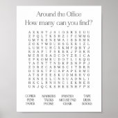 Poster Autour de l'affiche de recherche Office Word (Devant)