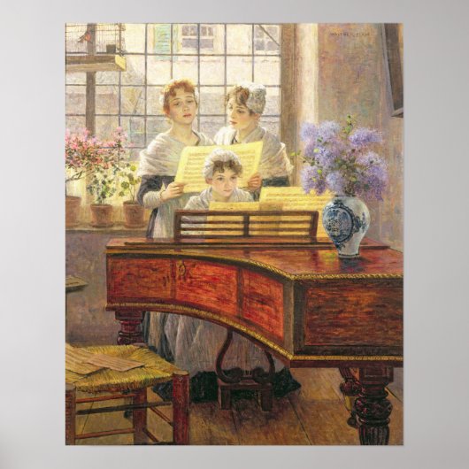 Poster Autour du piano (Devant)