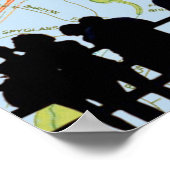 Poster Autre couleur pour l'impression Austin Bats (Coin)