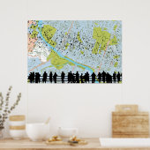 Poster Autre couleur pour l'impression Austin Bats (Cuisine)