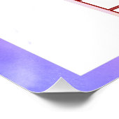 Poster Autre design signature invité pour Mariage (Coin)