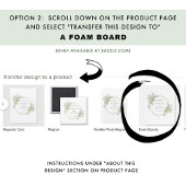 Poster Autre livre d'or, panneau autour, panneau vert