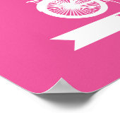 Poster Autre mariage livre d'invités tandem couleur perso (Coin)