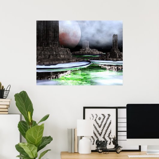 Poster Autre monde (Bureau à domicile)