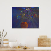 Poster Autre univers de l'art Abstrait (Cuisine)
