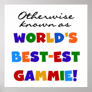 Poster Autrement connu comme T-shirts de Meilleur-est Gam