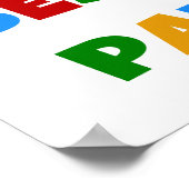 Poster Autrement T-shirts et cadeaux connus de la papaye (Coin)