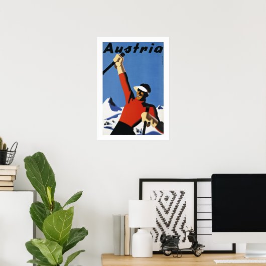 Poster Autriche (Bureau à domicile)