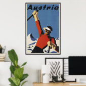 Poster Autriche (Bureau à domicile)