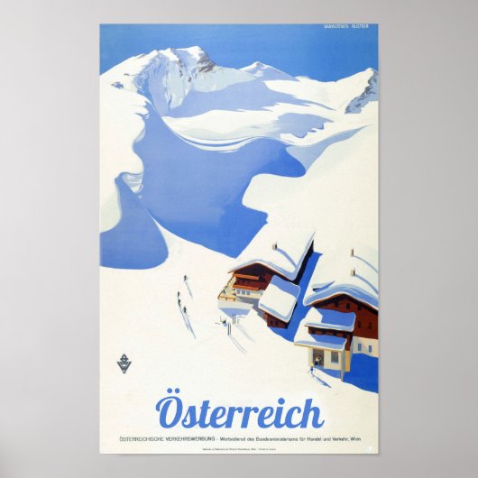 Poster " Autriche : 1940/aujourd'hui Voyage Po (Devant)