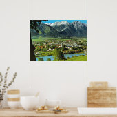 Poster Autriche, Tyrol, Solbad Hall et River Inn (Cuisine)